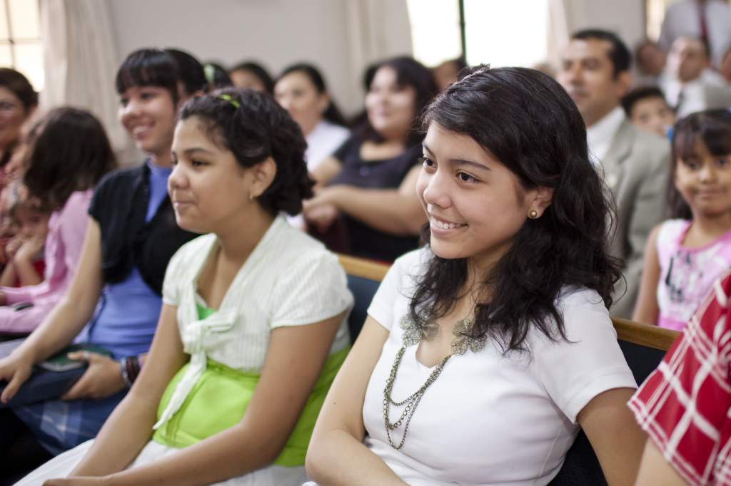 Youth at Testimony Meeting